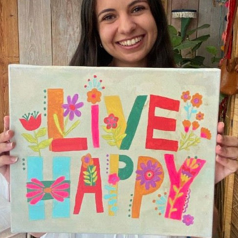 Paint by Numbers: Live Happy