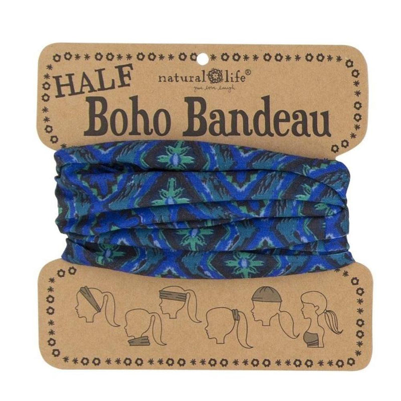 Bandeau - Half - Navy & Green