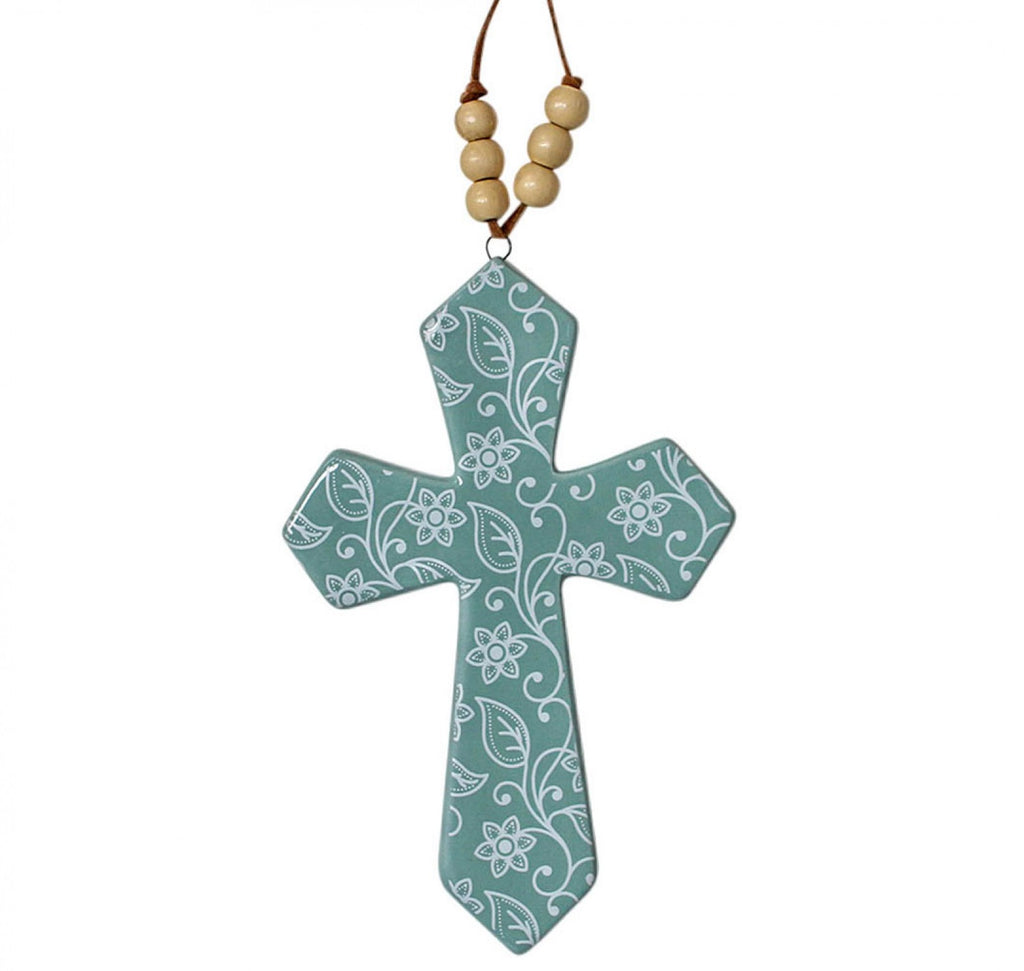 Cross with Beads Vine (Small)