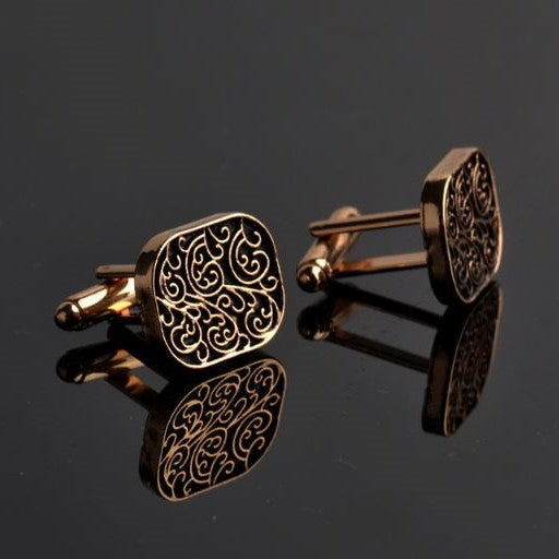 Cufflinks - Vintage Gold Style