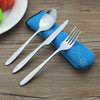 Travel Cutlery Set (3 piece) with Pouch