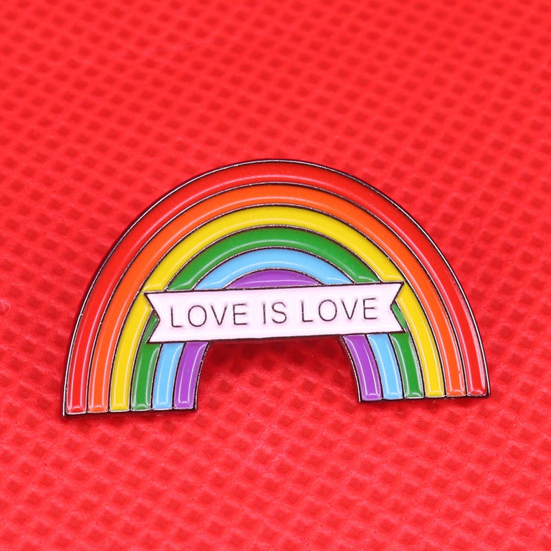 Love is Love Enamel Badge/Brooch