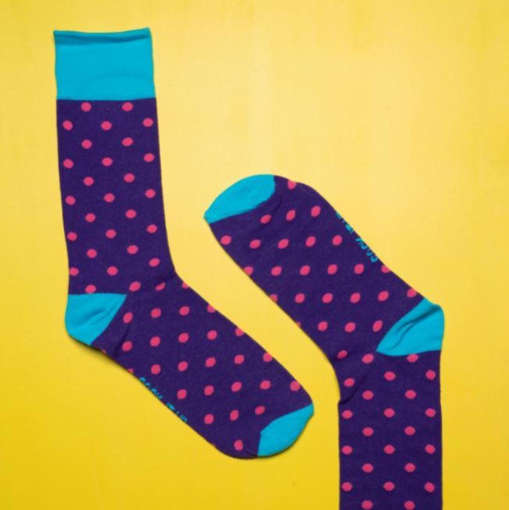 Sock It Up Socks - Pink Spot Design
