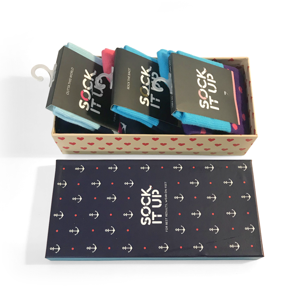 Sock It Up Gift Box (Contains 3 Socks)
