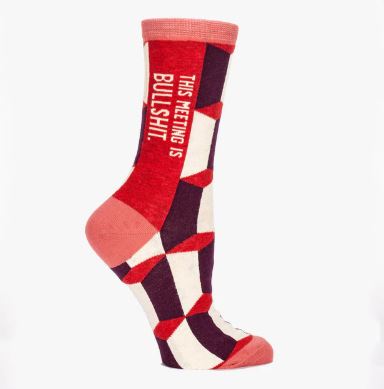 This Meeting is Bullshit - Novelty Digitally Printed Socks (One Size)