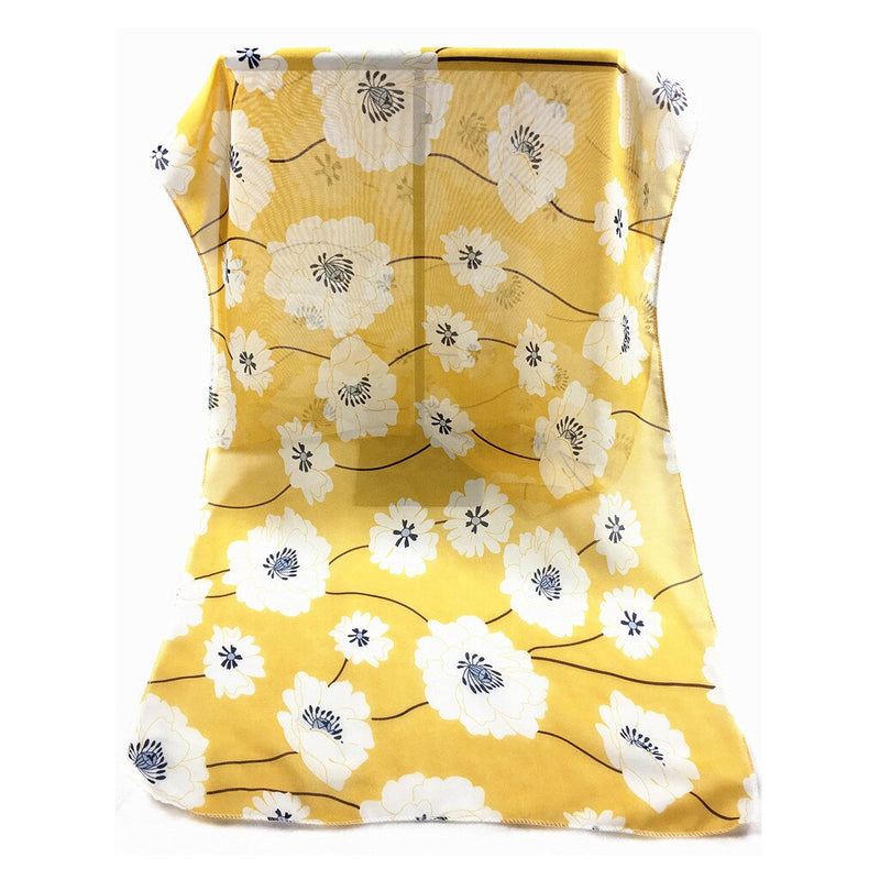 Ladies Summer Yellow Scarf