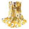 Ladies Summer Yellow Scarf