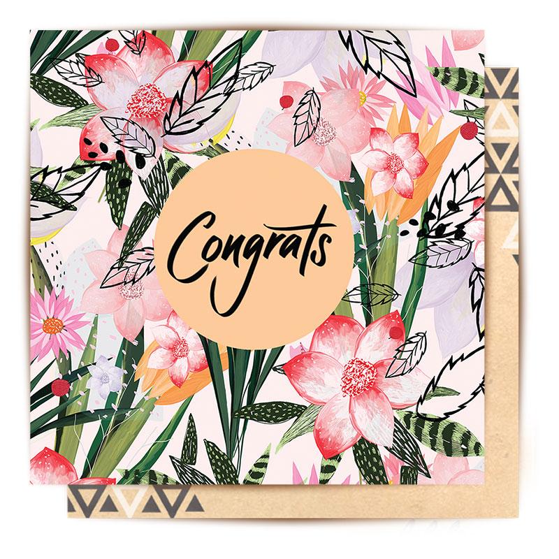 Greeting Card - Congrats