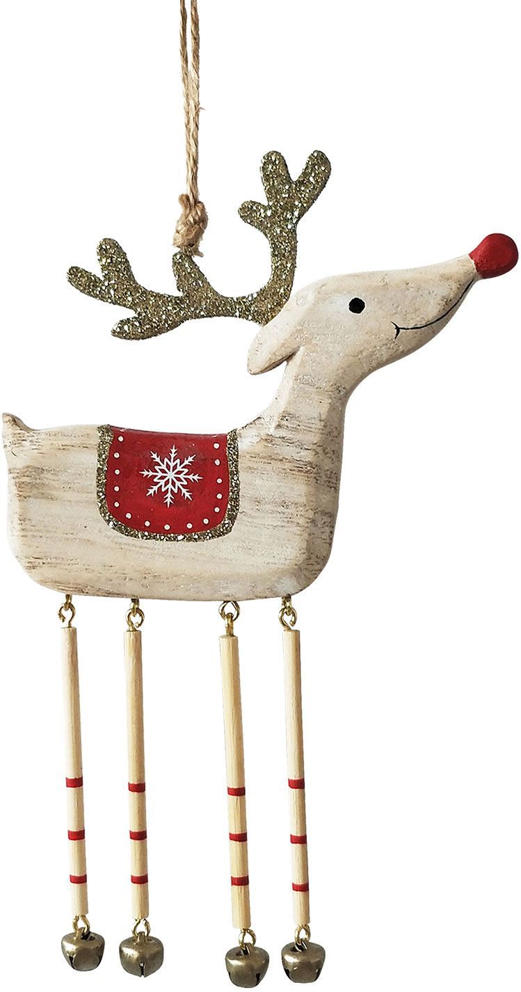 Reindeer Dangly Legs Hanging Decoration